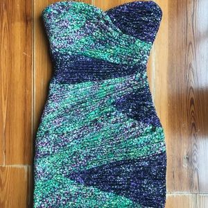 Strapless Cocktail Dress